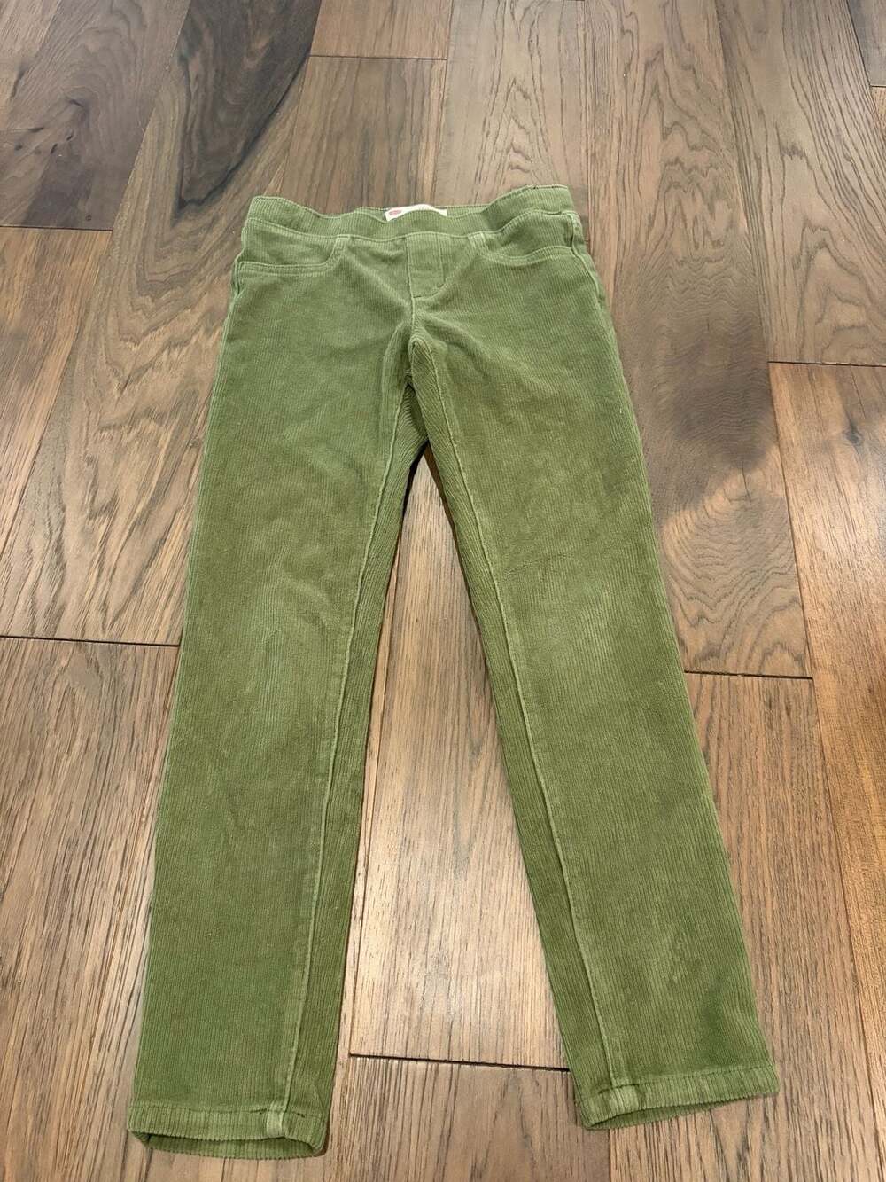 Levi's Olive Green Pull-On Corduroy Legging Pants